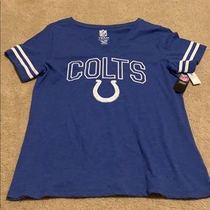 Indianapolis Colts Vneck tshirt - NWT Sz. XL